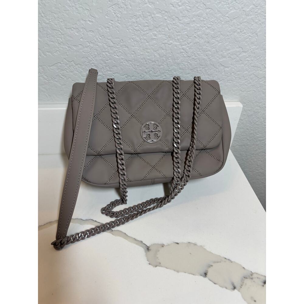 Tory Burch Gray Crossbody Bag